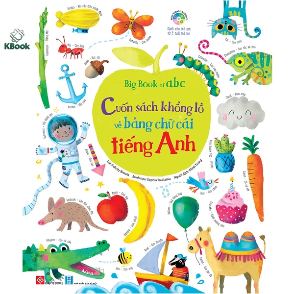 [Mã BMLT35 giảm đến 35K] Sách - Big Book of ABC - Cuốn sách khổng lồ về bảng chữ cái tiếng Anh