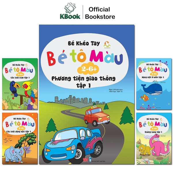 [Mã BMLT30 giảm đến 30K đơn 299K] Sách - Bé tô màu 2-6+ - Đinh tị