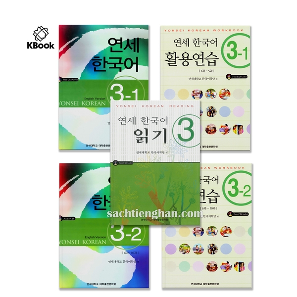 Combo giáo trình tiếng Hàn Yonsei - 연세 한국어 3