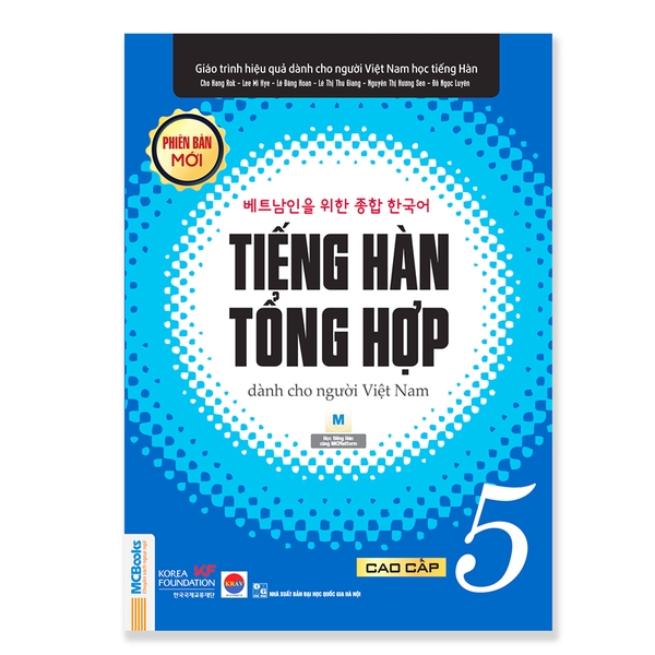 SGK Tiếng Hàn tổng hợp dành cho người Việt Nam cao cấp 5 – Bản đen trắng