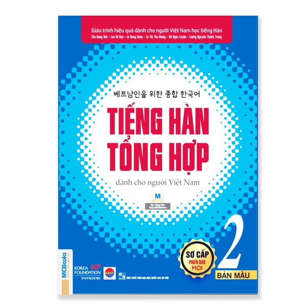 SGK Tiếng Hàn tổng hợp dành cho người Việt Nam Sơ cấp 2 – Bản màu
