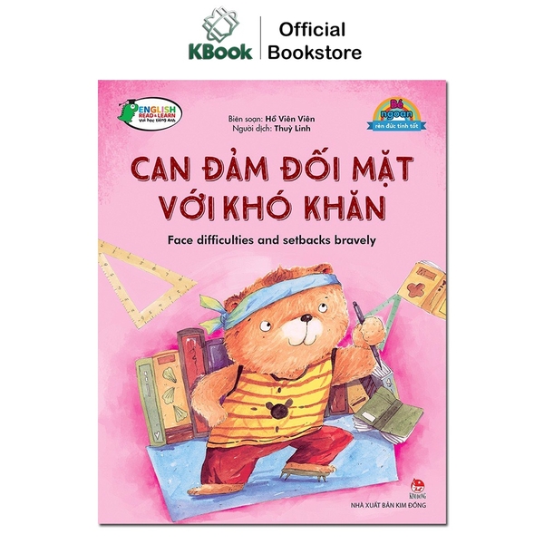 Sách - Bé ngoan rèn đức tính tốt - Song ngữ (10 chủ đề, Kim Đồng)