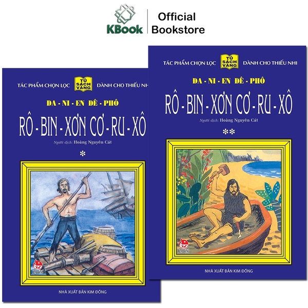 Sách - Combo Rô-bin-sơn Cơ-ru-xô (Kim Đồng - 2 tập)