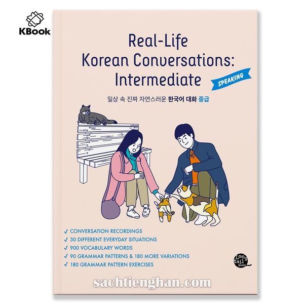 [Sách màu] Real-life Korean Conversations Intermediate