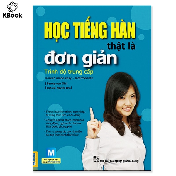 [Mã BMLT35 giảm đến 35K] Sách - Học Tiếng Hàn Thật Là Đơn Giản - Trình Độ Trung Cấp