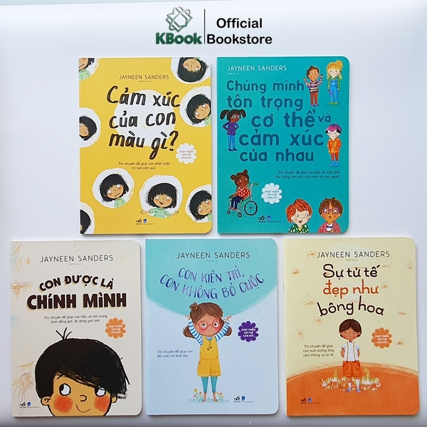 Sách - Phát triển trí tuệ cảm xúc - Trò chuyện giúp con phát triển (5 chủ đề, lẻ cuốn tùy chọn)