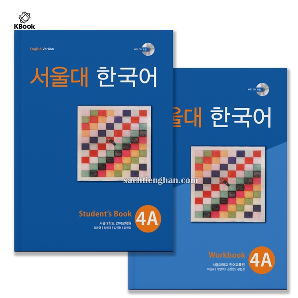 [Bản Màu] Combo (SGK+SBT) Giáo Trình Tiếng Hàn Seoul 4A - 서울대 한국어 4A