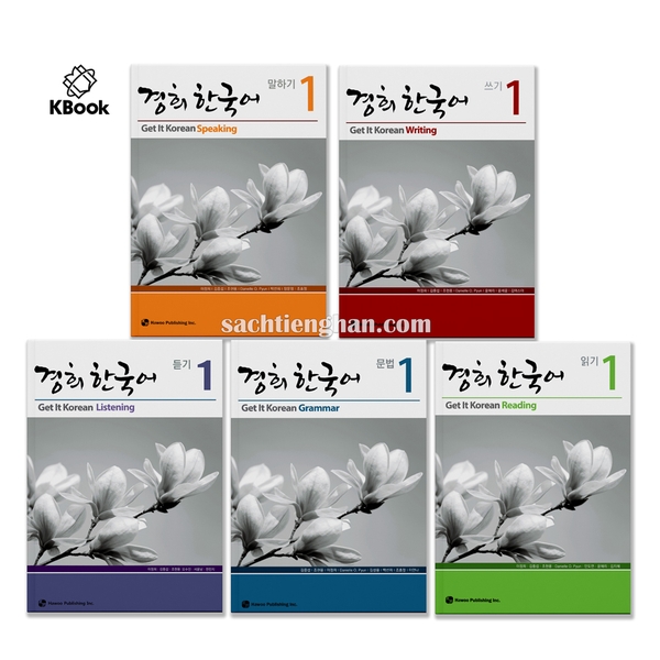 [Bản Màu] Combo 5 cuốn Giáo Trình Kyung Hee - Tập 1 - 경희 한국어 1