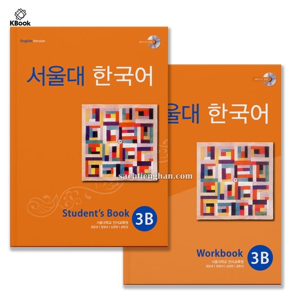 [Bản Màu] Combo (SGK+SBT) Giáo Trình Tiếng Hàn Seoul 3B - 서울대 한국어 3B