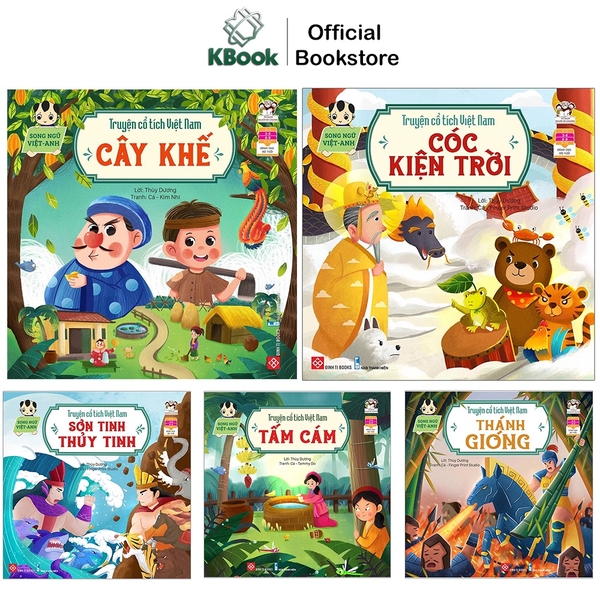 Sách - Truyện cổ tích Việt Nam (Song ngữ Việt - Anh) - Đinh Tị Books