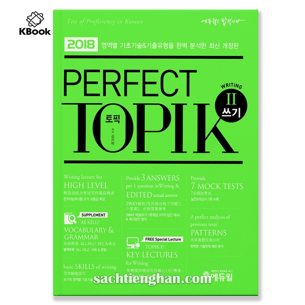 [Bản Màu Cao Cấp] Luyện Viết Topik 2 Pefect Writing