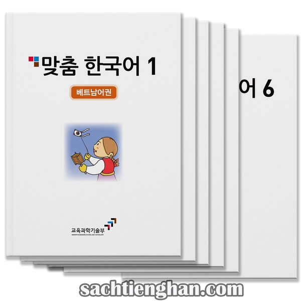 [Bản Màu] Giáo trình Tiếng Hàn Trẻ Em Matchum bản Tiếng Việt (1 - 6) - 맞춤 한국어 (1 - 6) - 베트남어권