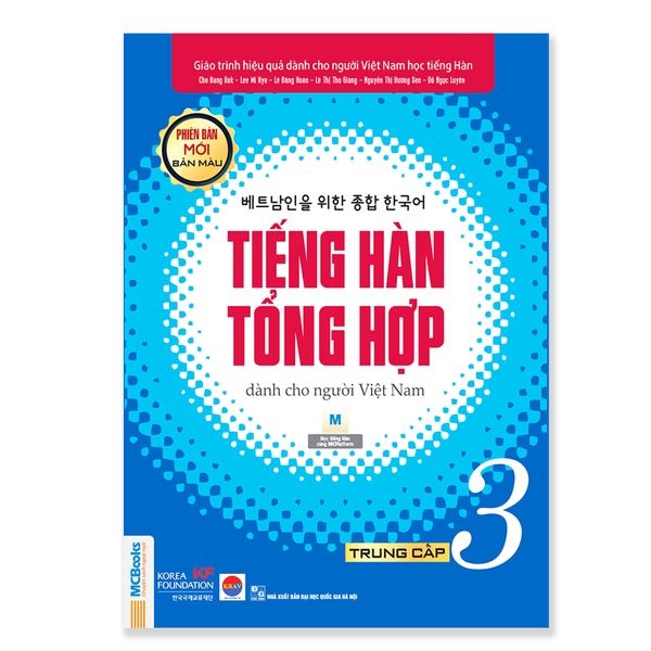 [Bản Màu] SGK Giáo Trình Tiếng Hàn Tổng Hợp Dành Cho Người Việt Nam - Trung Cấp 3