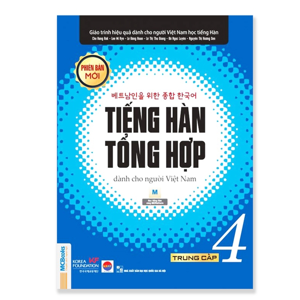 [Bản Đen Trắng] SGK Giáo Trình Tiếng Hàn Tổng Hợp Dành Cho Người Việt Nam - Trung Cấp 4