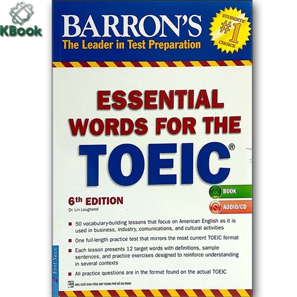 Sách - Essential Words For The Toeic 6th (QR Code) - FirstNews