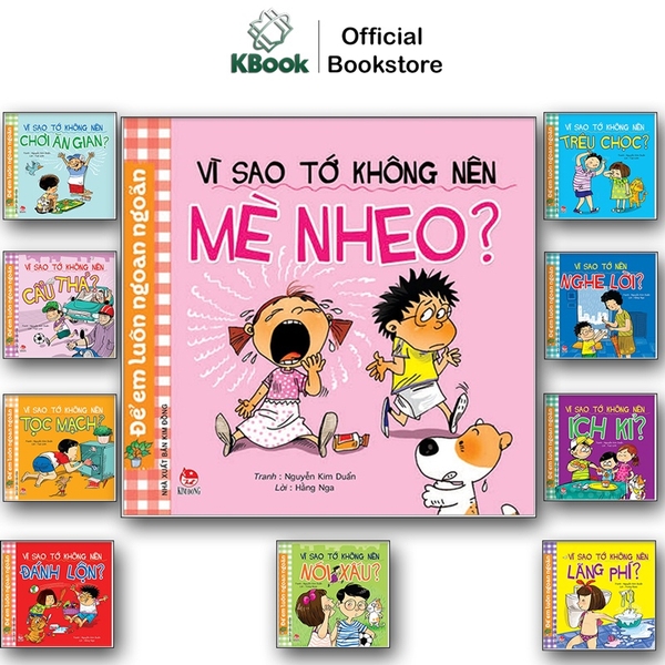 Sách - Để em luôn ngoan ngoãn (Combo 10 quyển) - Kim Đồng