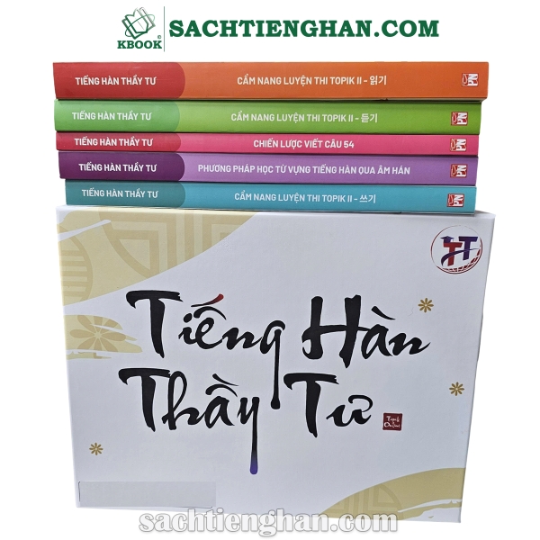 Sách Topik Thầy Tư - Hộp 5 cuốn - Bản 2025 - Sách Gốc Xịn