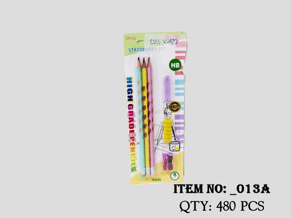 _013A  VỈ 3C BÚT VIẾT CHÌ CHUỐT  + CHUỐT