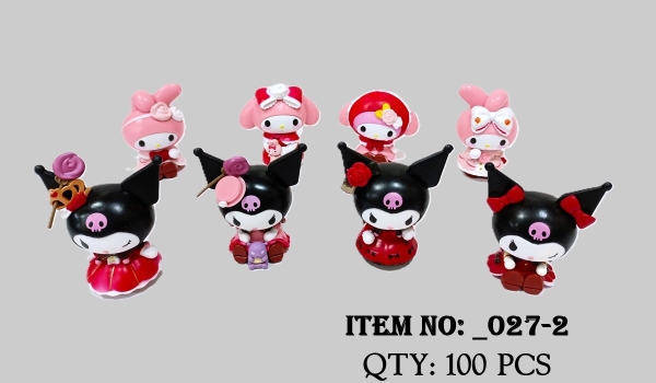 _027-2  TÚI 8C MÔ HÌNH NHÂN VẬT SANRIO ĐỦ MẪU