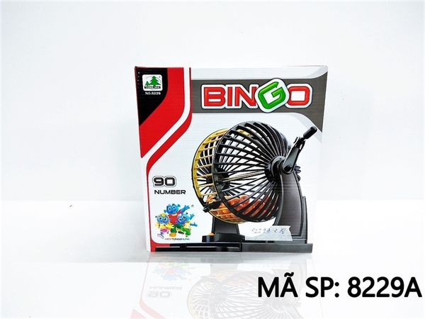 8229A  HỘP QUAY SỐ LÔ TÔ 90 SỐ 24 CARDS