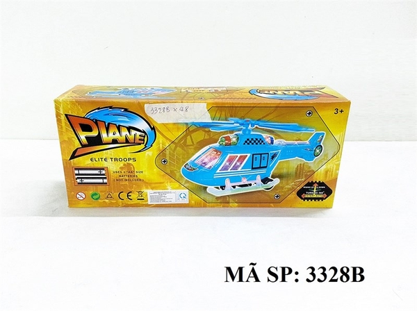 3328B  HỘP MÁY BAY TRỰC THĂNG PIN ĐÈN