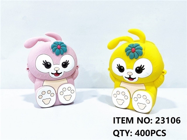 23106  TÚI ĐEO CHÉO THỎ SILICON
