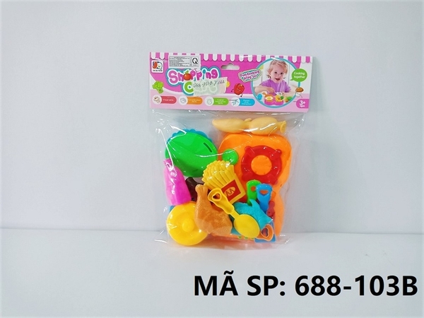 688-103B  TÚI BẾP GAS ĐÔI + ĐÙI GÀ, CÁ, THỚT, NỒI, MUỖNG