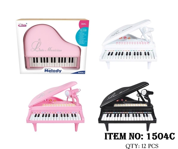 1504C  HỘP ĐÀN PIANO 31 PHÍM, MICRO, CÓ CHÂN