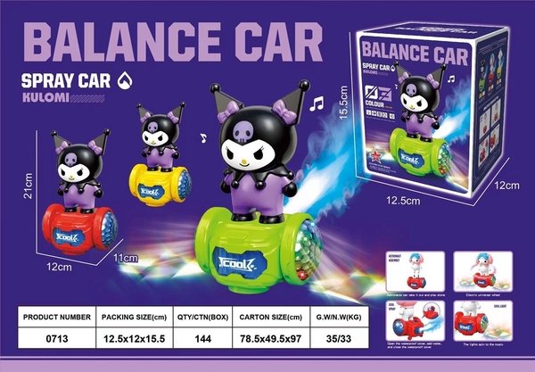 _0713  HỘP SANRIO THĂNG BẰNG PIN PHUN KHÓI