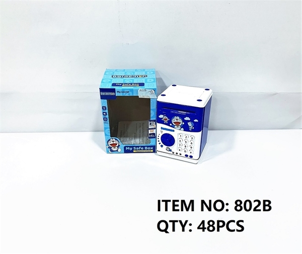 802B  HỘP MÁY RÚT TIỀN ATM PIN DOREMON