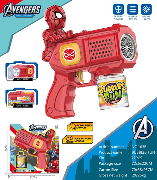 103B  HỘP CÂY BẮN XÀ BÔNG NHỆN PIN