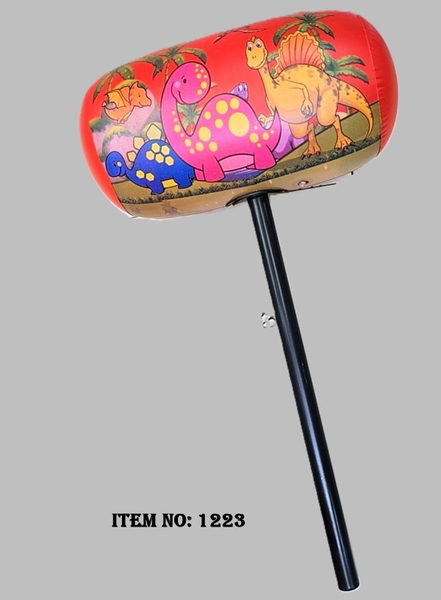 1223  TÚI 10C BÓNG PHAO HÌNH BÚA THÚ ĐỦ MÀU