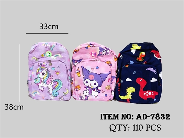 AD-7832  TÚI BALO ĐỦ MẪU (NGỰA PONY, SANRIO, KHỦNG LONG)