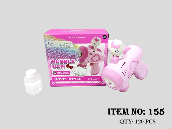 155  HỘP XÀ BÔNG PIN MÈO HỒNG 1 BÌNH