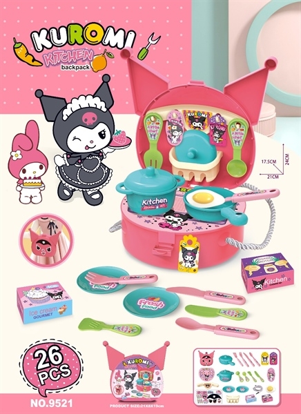 9521  HỘP TÚI XÁCH BẾP SANRIO