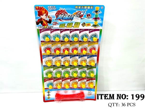 199  VỈ CON QUAY SẮT DÂY RÚT 30C