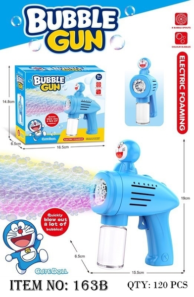 163B  HỘP XÀ BÔNG PIN MÈO XANH 1 BÌNH