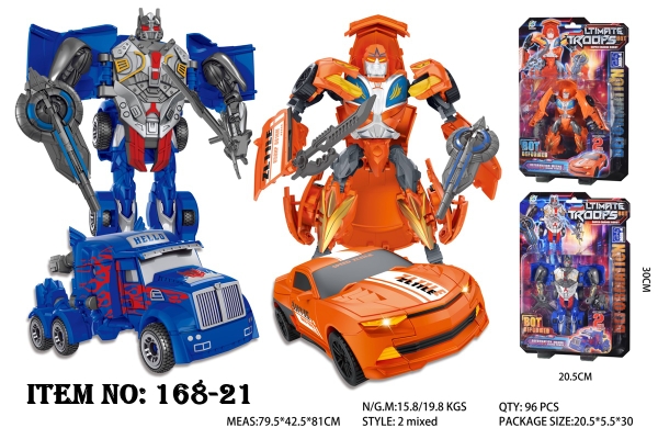 168-21  VỈ RÁP ROBO BIẾN HÌNH XE