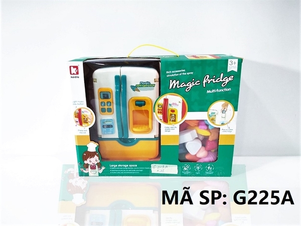 G225A  HỘP BẾP TỦ LẠNH PIN + THỨC ĂN 32 MIẾNG   Magic Fridge
