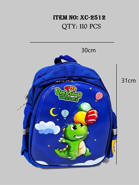 XC-2512  TÚI BALO ĐỦ MẪU (SANRIO, KHỦNG LONG)