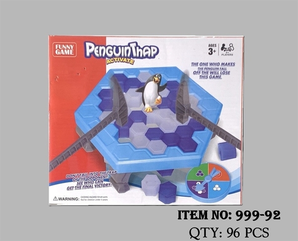 999-92  HỘP TRÒ CHƠI ĐẬP BĂNG CHIM CÁNH CỤT