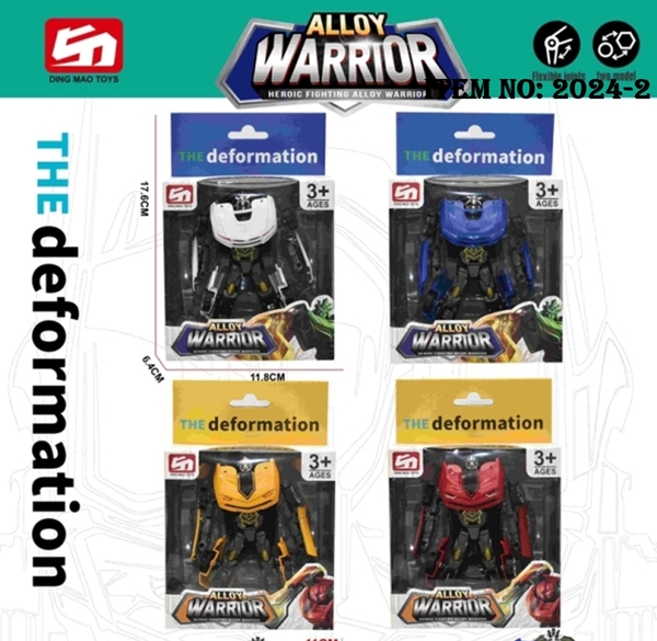 2024-2  VỈ HỘP RÁP ROBO BIẾN HÌNH XE HƠI ĐỦ MẪU