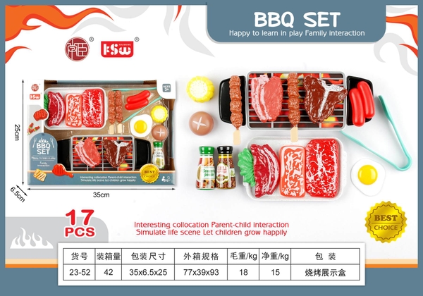 23-52  HỘP BẾP NƯỚNG BBQ 17 MIẾNG