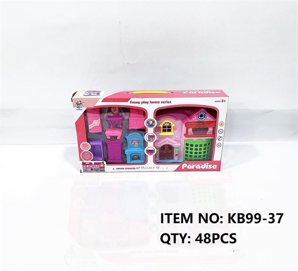 KB99-37  HỘP NỘI THẤT NHÀ TỦ LẠNH, BÀN, BẾP   KB99-37A, KB99-37B