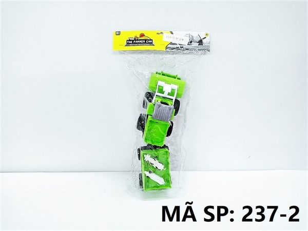 237-2  TÚI XE CÔNG TRÌNH GẮP TRỚN KÉO 1 TOA CHỞ THÚ (CỪU, BÒ) (PVC)