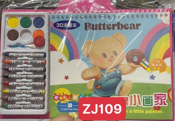 ZJ109 TÚI SỔ TÔ + 8 CÂY MÀU