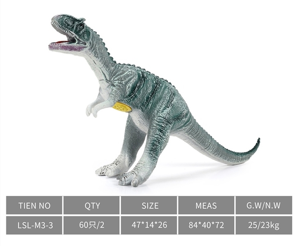 LSL-M3-3  TÚI THÚ KHỦNG LONG MỀM PIN 1C