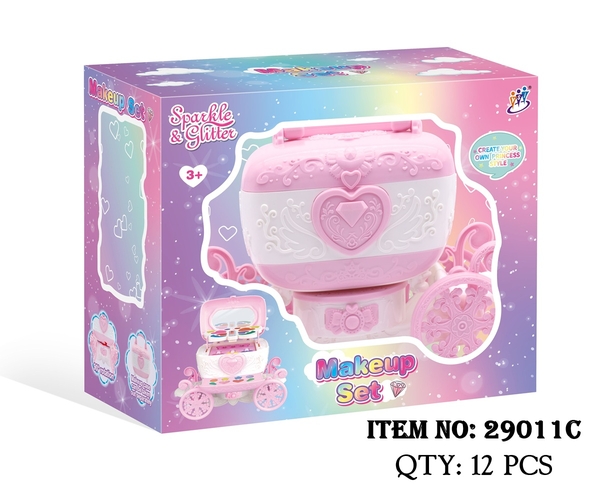 29011C  HỘP PHẤN TRANG ĐIỂM SƠN MÓNG TAY XE ĐẨY