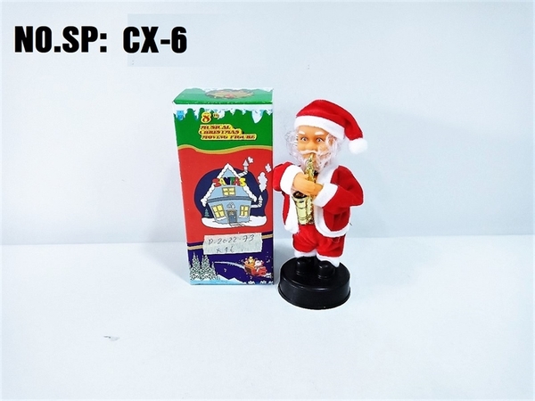 CX-6  HỘP NOEL PIN 3 MẪU (THỔI KÈN, CẦM ĐUỐC, CẦM ĐÈN)
