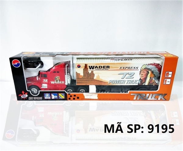 9195  HỘP XE CÔNG TRÌNH CONTAINER DÀI ĐIỀU KHIỂN 7 ĐỘNG TÁC, KHÔNG SẠC